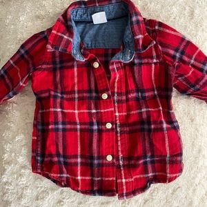Baby Gap Flannel Button Down